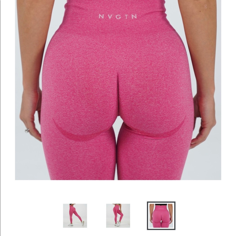 ❌SOLD❌NVGTN Hot Pink Seamless Leggings
